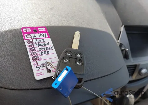 2012 Honda Odyssey Ex из США, поврежденный, VIN 5FNRL5H42CB083620